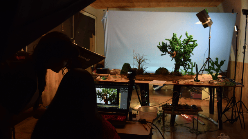 estudio paraje produccion y pantalla